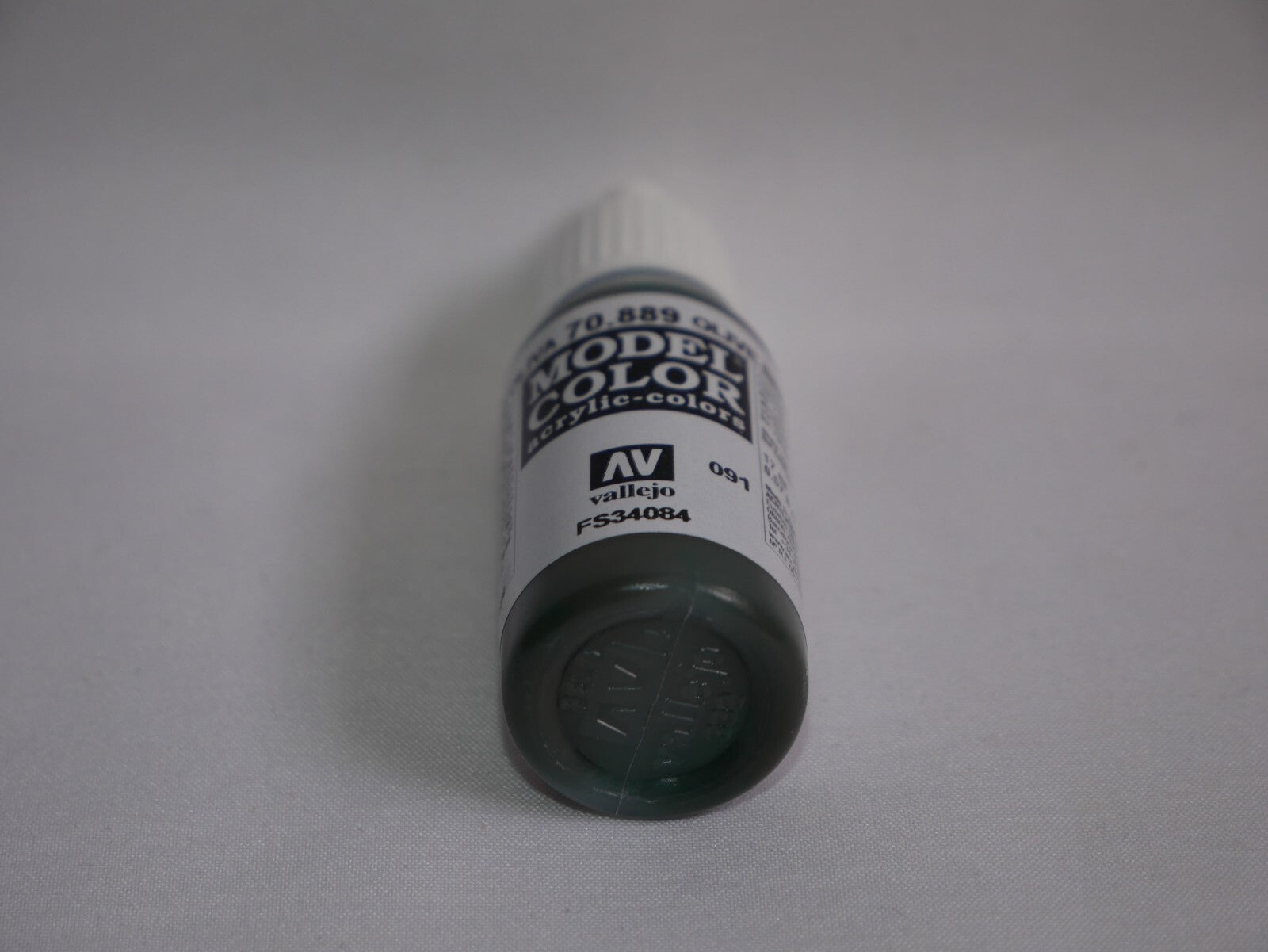 Vallejo Model Color Olive Brown Acrylic 17ml/0.57 fl oz Dropper Bottle - 70.889