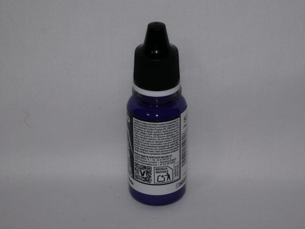 Vallejo Model Color Violet Acrylic 18ml/0.6 fl oz Dropper Bottle - 70.960