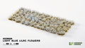 Gamers Grass Light Blue Lilac Flowers Grass Tufts For Bases 75 Per Pack GGFS-LBL