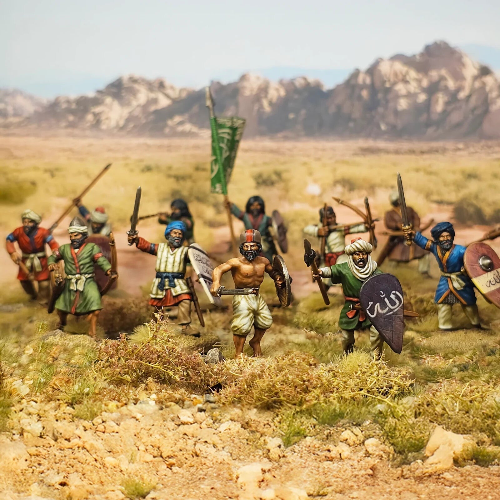 Victrix Medieval Warriors 28mm Scale Hard Plastic Islamic Infantry Models VXM002