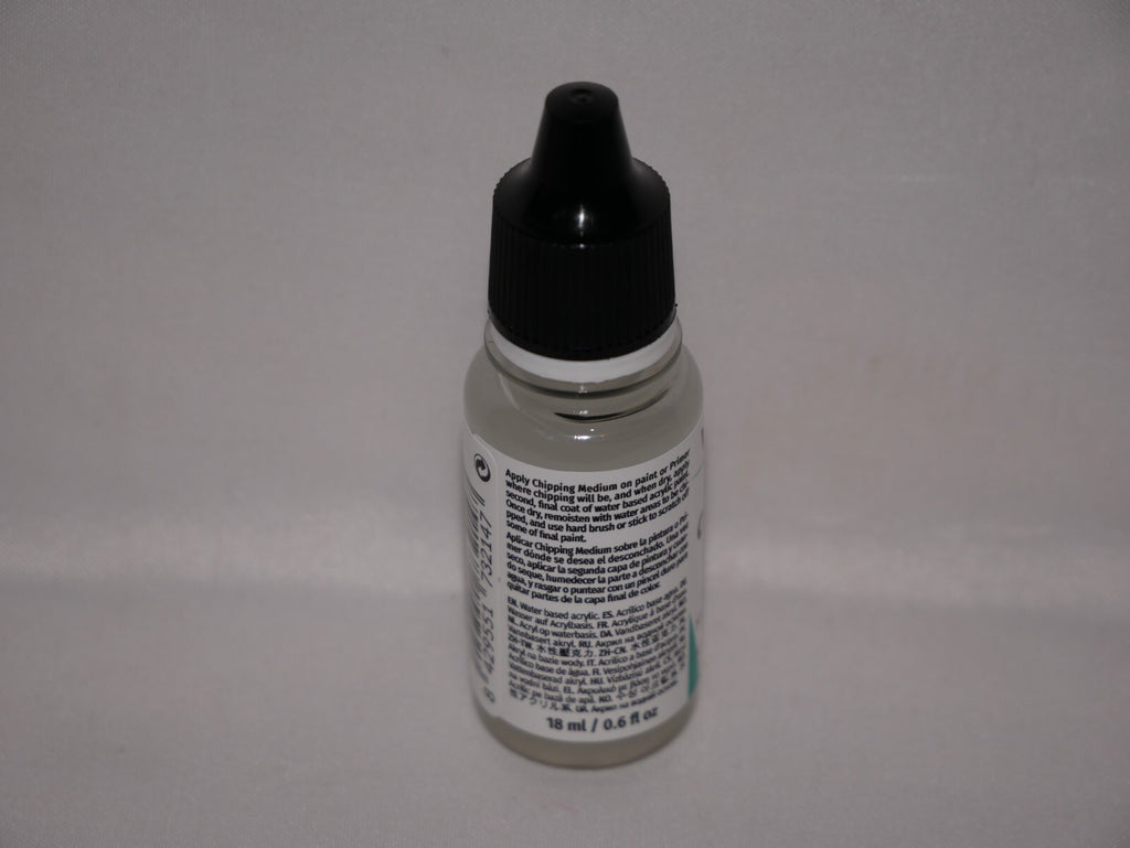 Vallejo Auxiliary Products Chipping Medium 18ml/0.60 fl oz Dropper Bottle 73.214