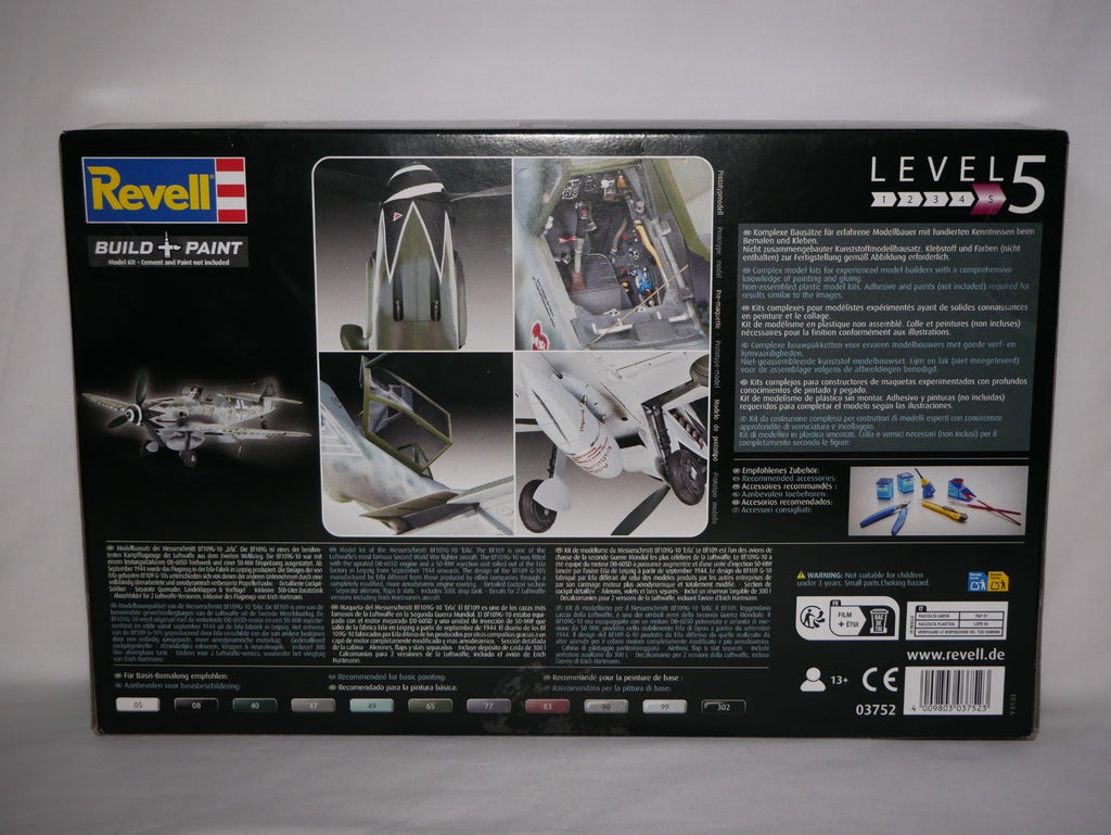 Revell 1:32 Scale Messerschmitt BF109G-10 Erla Model Kit Skill Level 5 - 03752