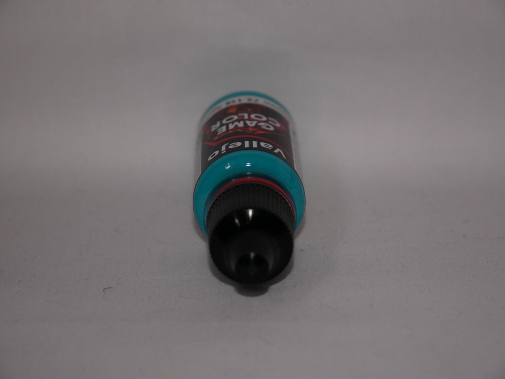 Vallejo Game Color Acrylic Range Aquamarine 18ml/0.6 fl oz Dropper Bottle 72.119