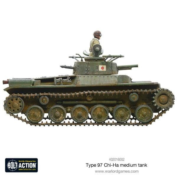 Warlord Games Bolt Action 1:56 Scale WWII Type 97 CHI-HA Medium Tank - 402016002