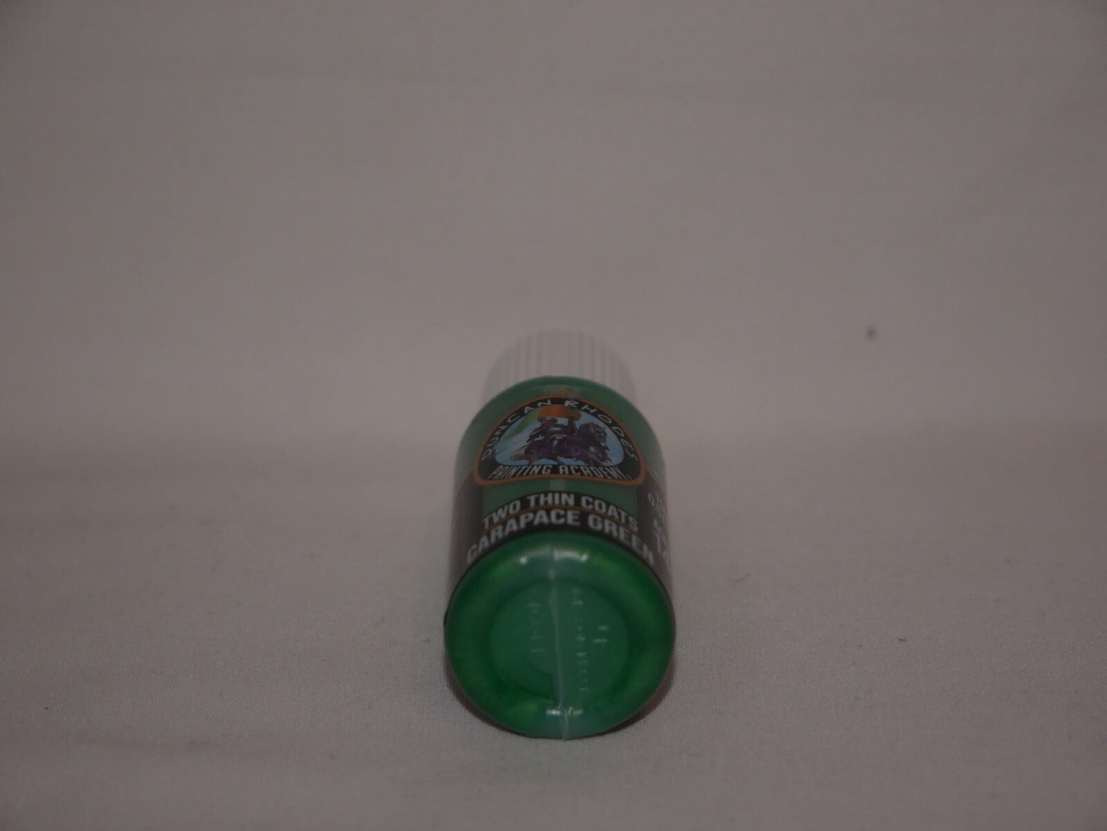 Duncan Rhodes Painting Academy Two Thin Coats Carapace Green 15ml Bottle - 10167