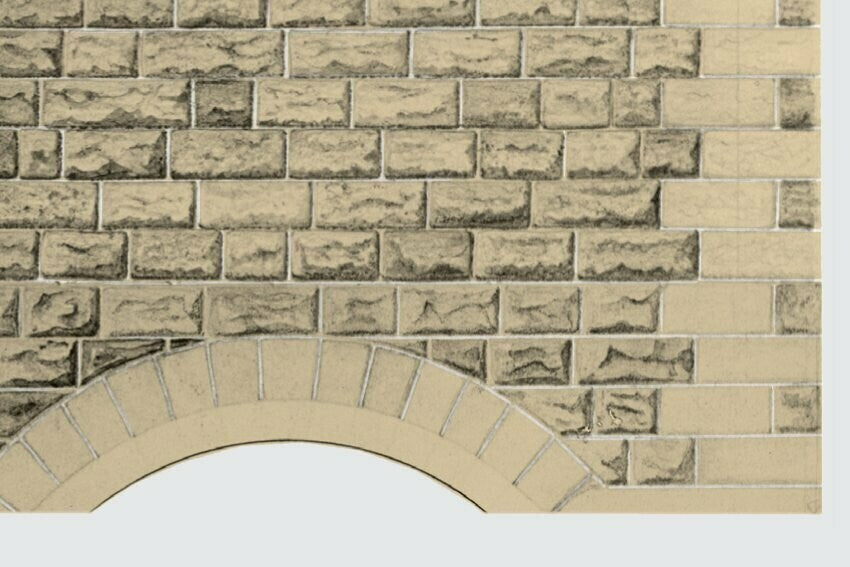 Superquick Kits 1:76 Scale Grey Sandstone Walling Ashlar Style For HO/OO - D8