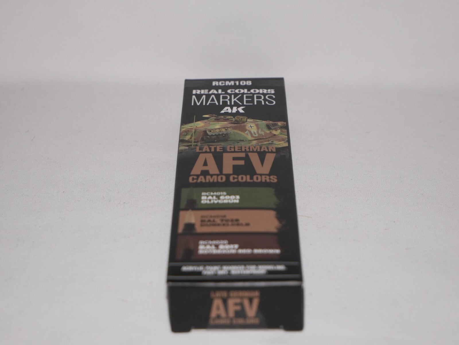 AK Interactive Real Color Markers Late German AFV Camo Colors 3 Piece Set RCM108
