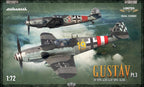 Eduard 1:72 Scale Gustav Pt.3 Dual Combo Limited Edition Model Kit Set - 2150