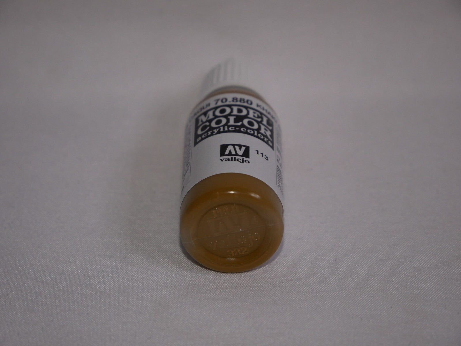 Vallejo Model Color Khaki Grey Acrylic 17ml/0.57 fl oz Dropper Bottle 70.880