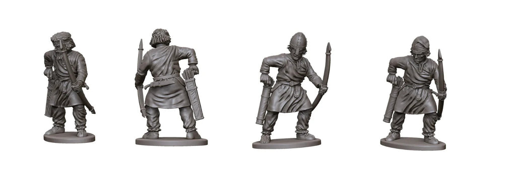 Victrix Warriors Of The Dark Ages 28mm Hard Plastic Archers & Slingers - VXDA006