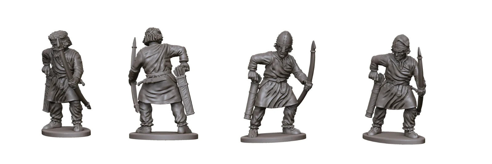Victrix Warriors Of The Dark Ages 28mm Hard Plastic Archers & Slingers - VXDA006