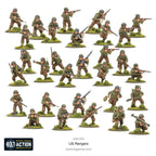 Warlord Games Bolt Action 1:56 US Ranges WWII Elite Light Infantry - 402013016