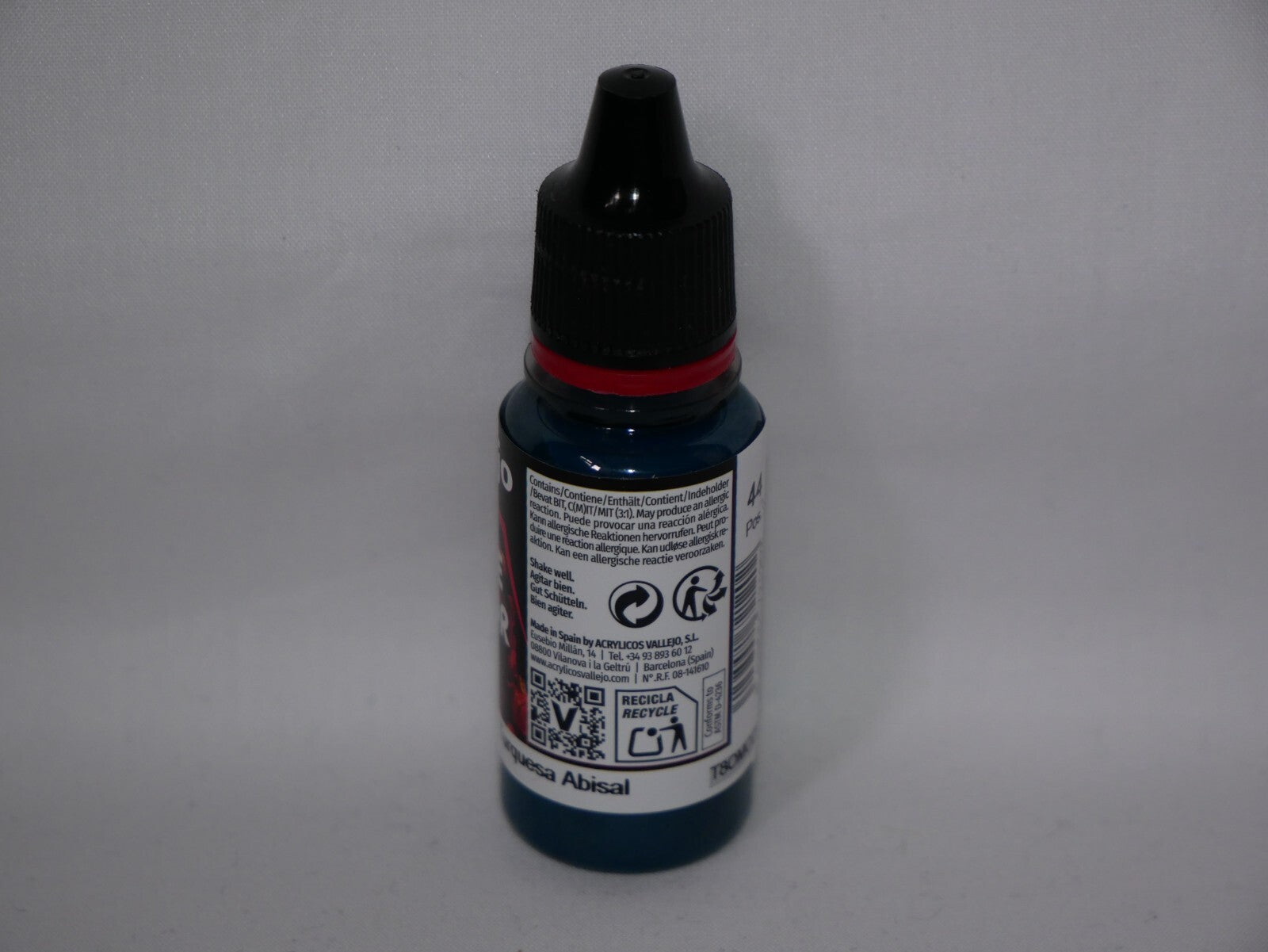 Vallejo Game Color Acrylic Abyssal Turquois 18ml/0.6 fl oz Dropper Bottle 72.120