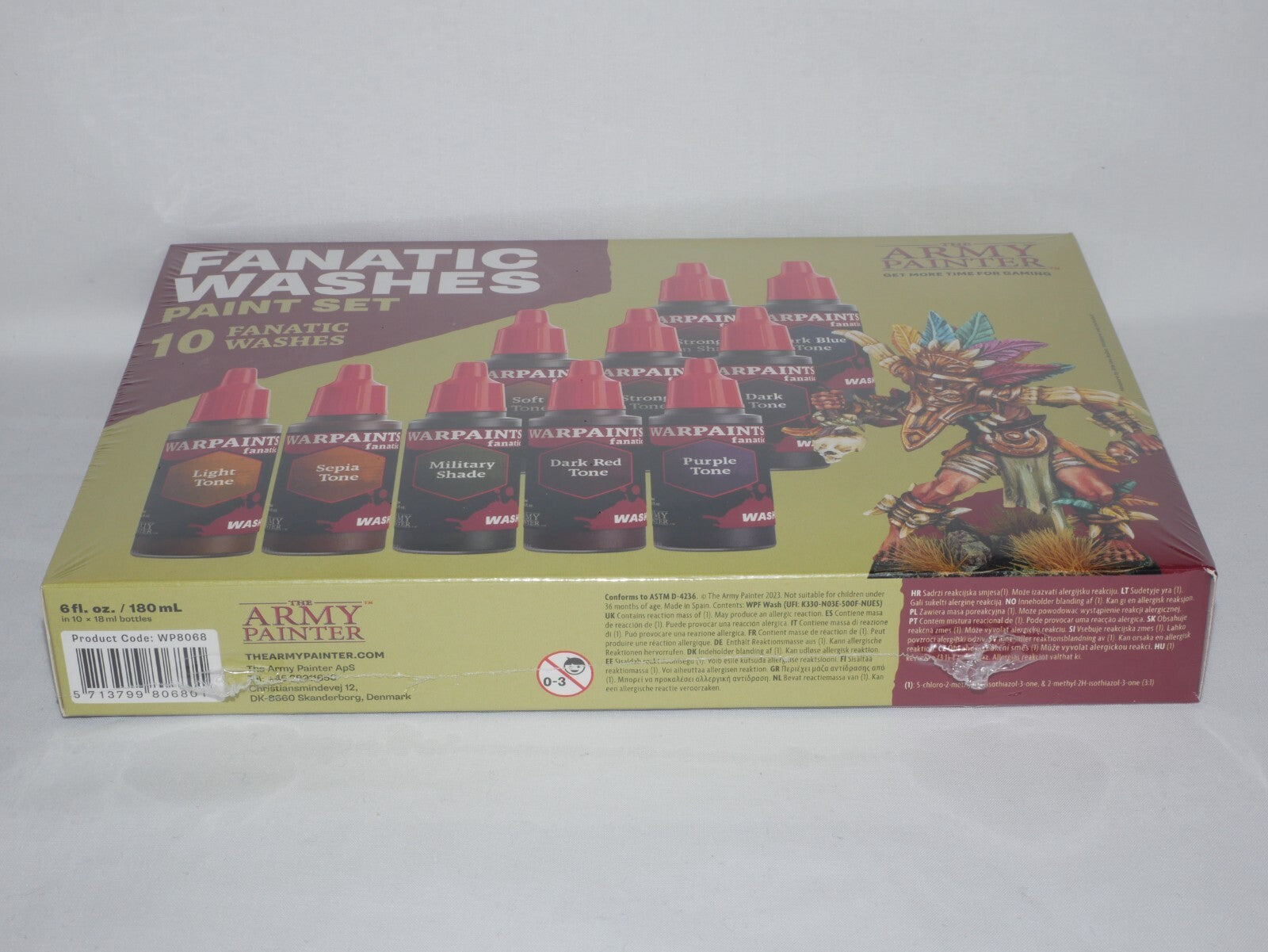 The Army Painter Warpaints Fanatic Range Washes Paint Set (10 Colours) - WP8068