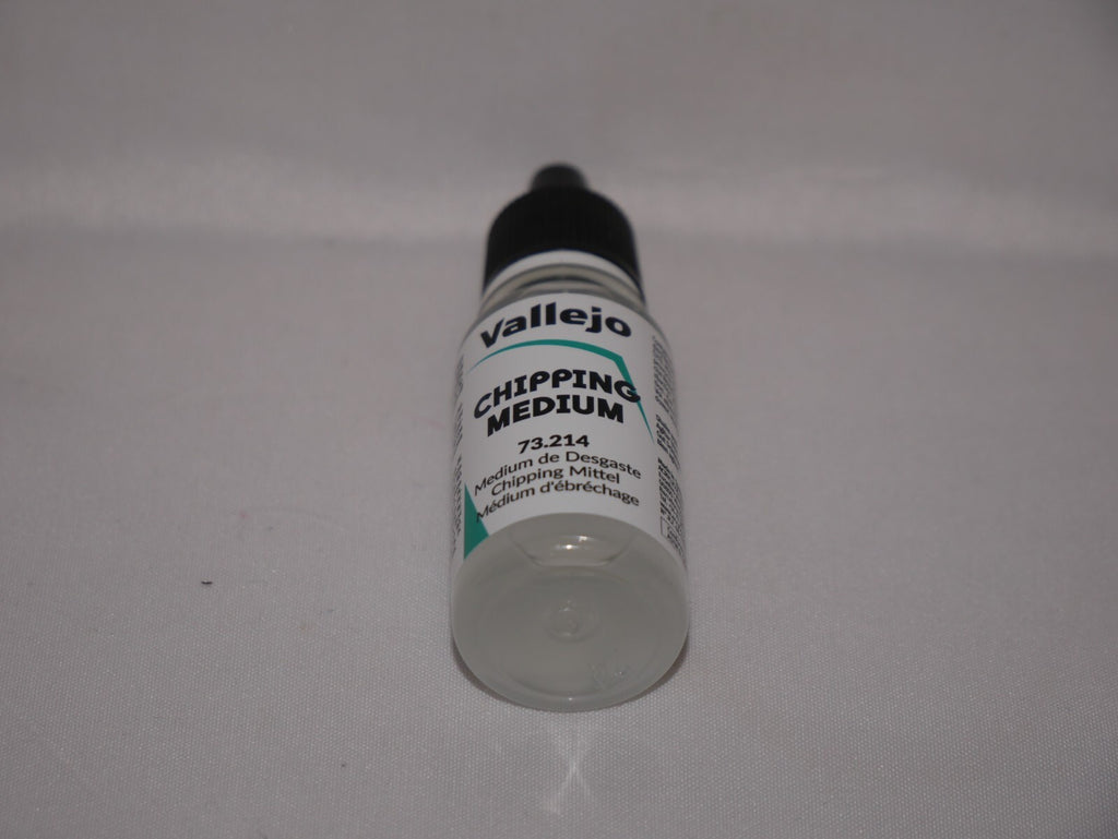 Vallejo Auxiliary Products Chipping Medium 18ml/0.60 fl oz Dropper Bottle 73.214