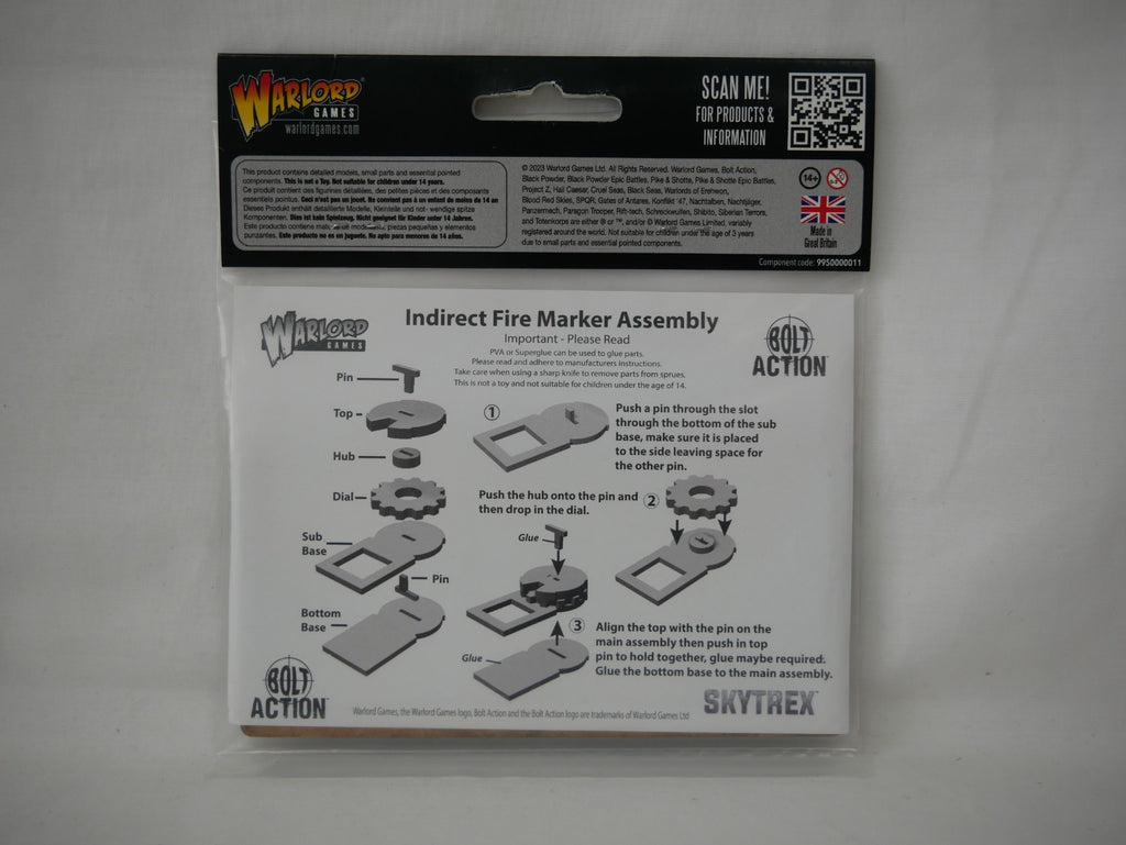 Warlord Games & Skytrex Bolt Action Artillery Zeroing In Markers USA - 408800012