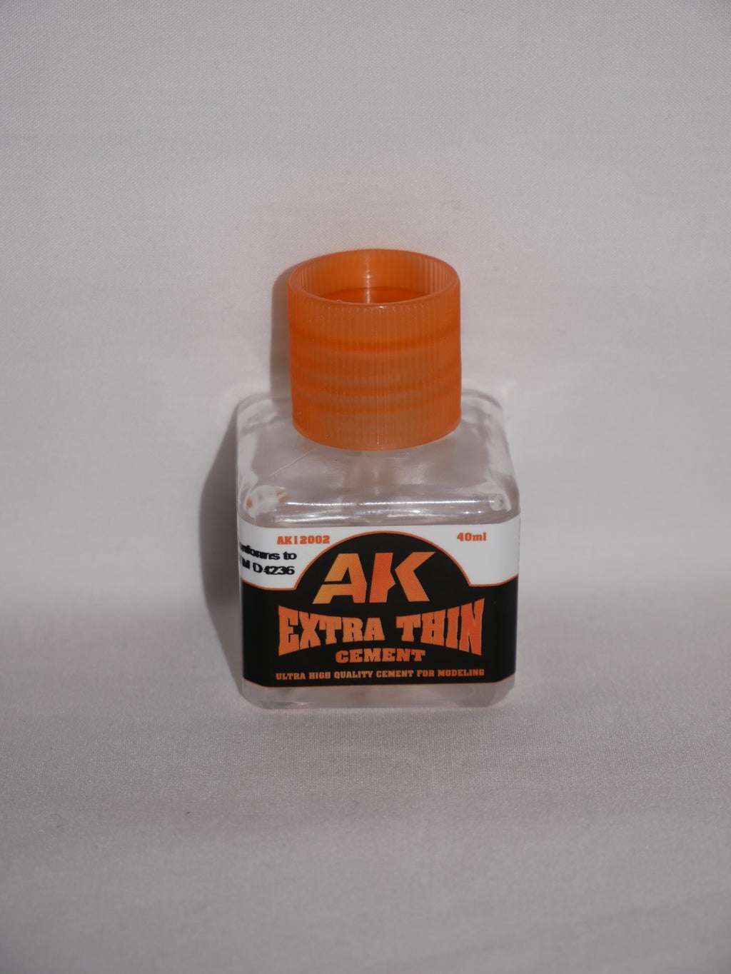 AK Interactive Ultra High Quality Extra Thin Cement 40ml Glass Bottle - AK12002