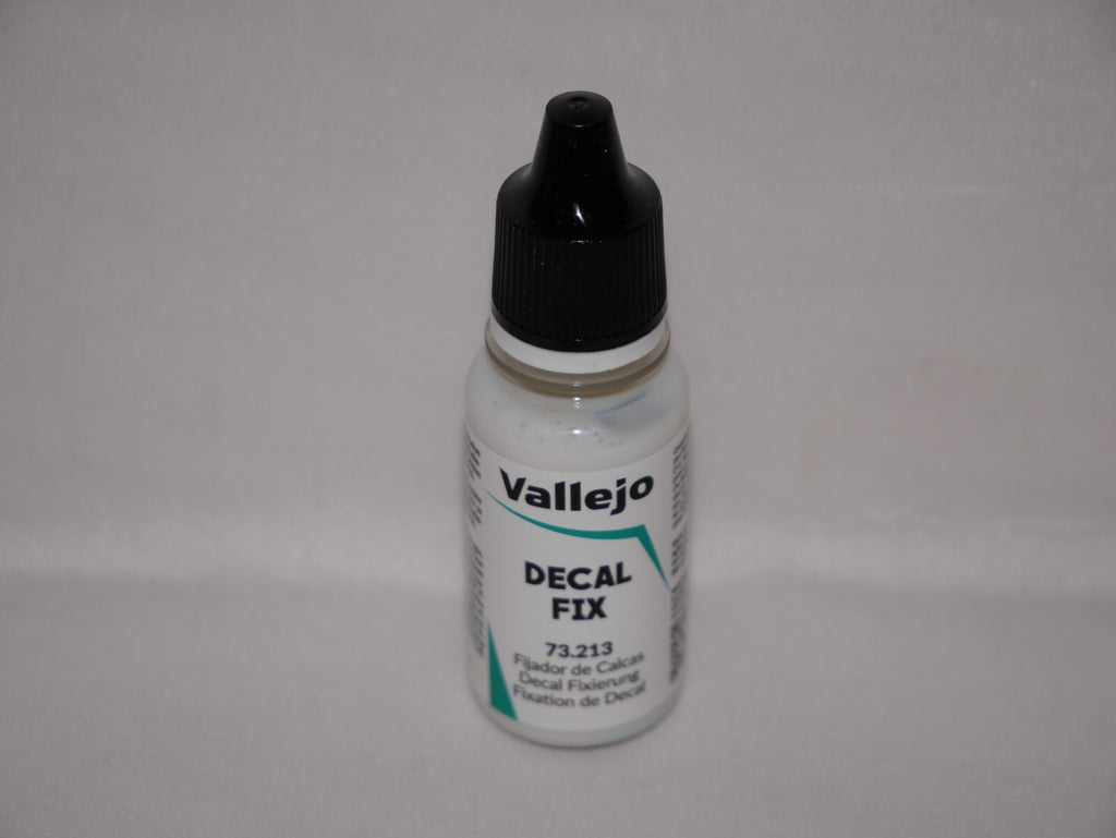 Vallejo Auxiliary Products Decal Fix 18ml/0.60 fl oz Dropper Bottle - 73.213
