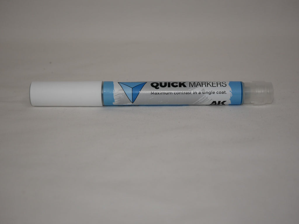 AK Interactive Acrylic Quick Gen Markers For Tabletop Games Ice Blue - AKMQ011
