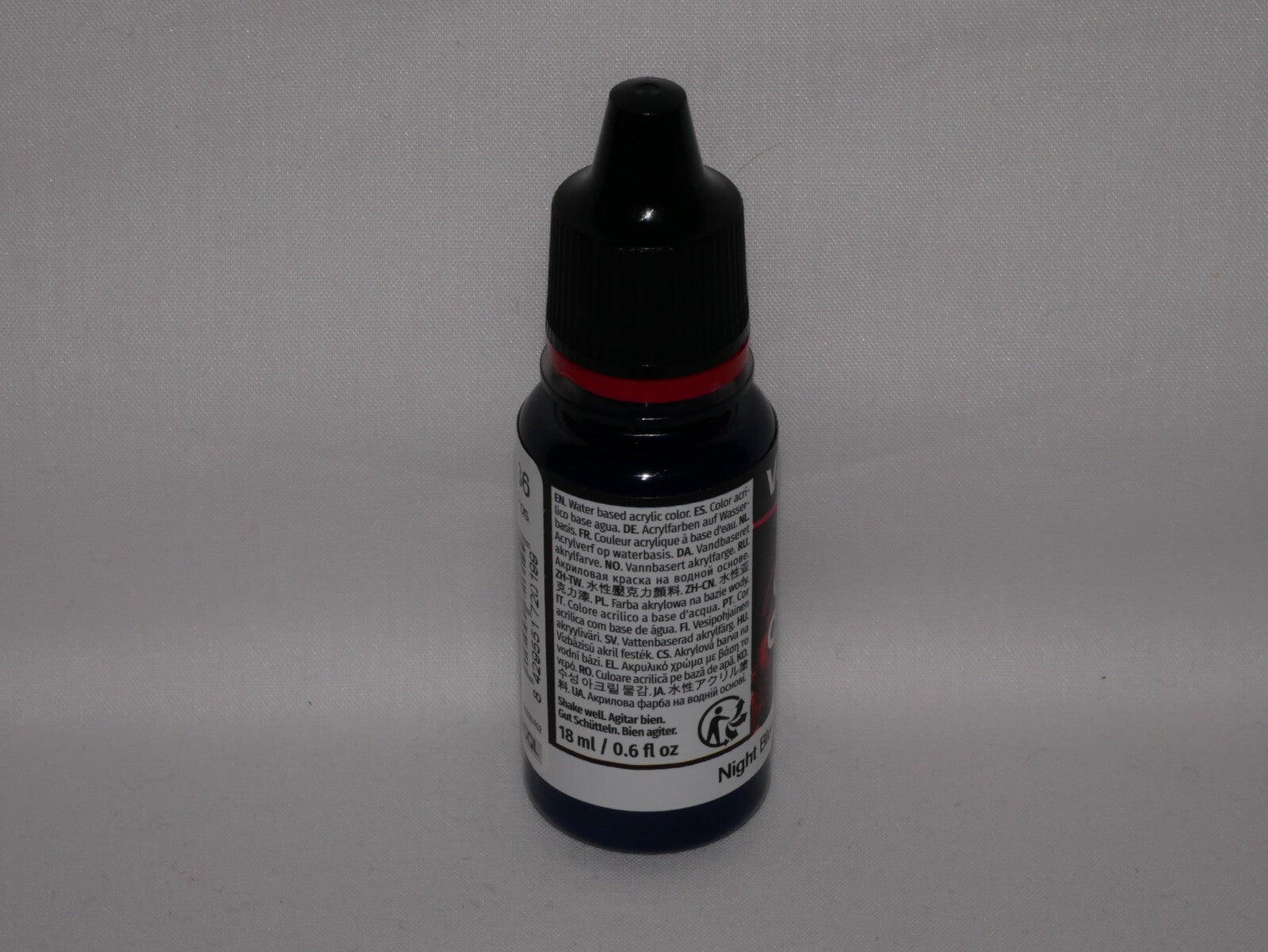 Vallejo Game Color Acrylic Range Night Blue 18ml/0.6 fl oz Dropper Bottle 72.019
