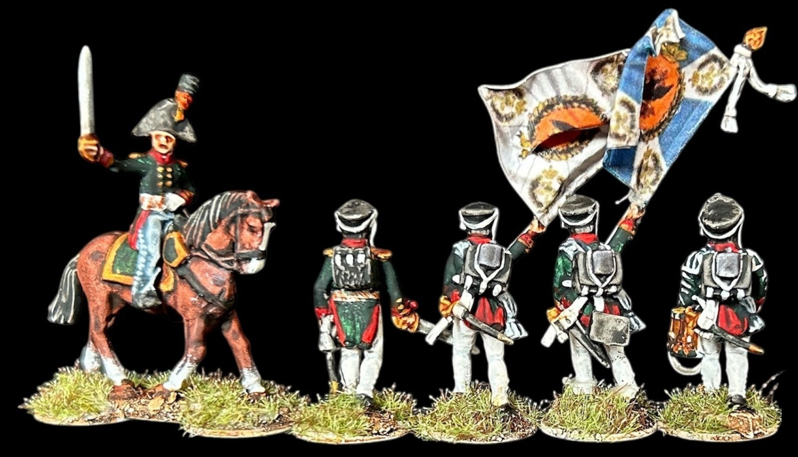 Hat Industrie 1:72 Scale Napoleonic Russian Infantry (Command) Miniatures - 8352