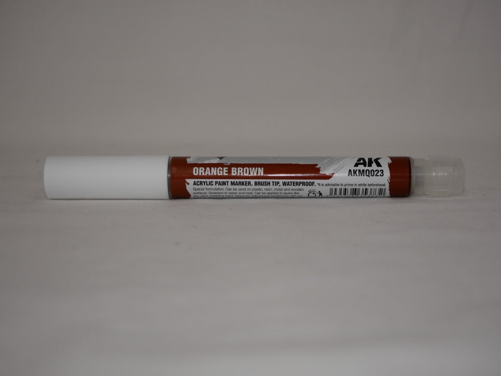 AK Interactive Acrylic Quick Gen Markers For Tabletop Wargaming Orange Brown - AKMQ023