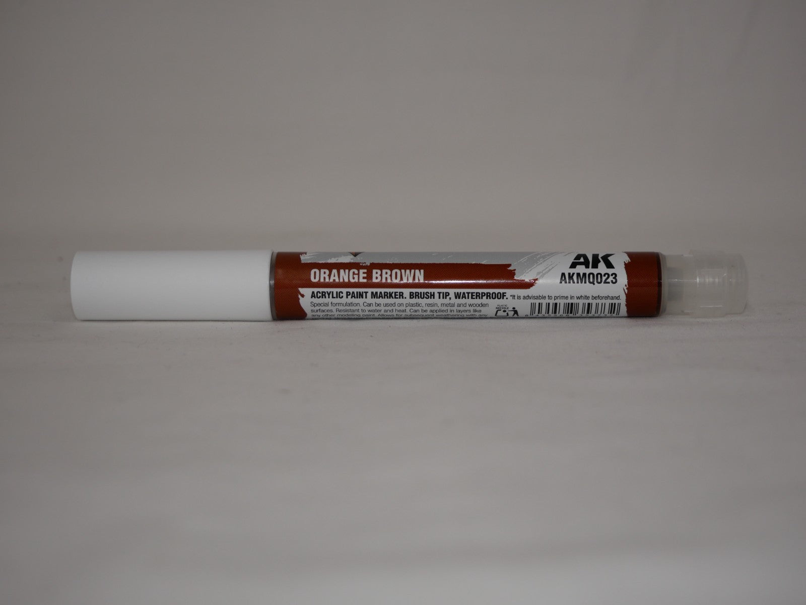 AK Interactive Acrylic Quick Gen Markers For Tabletop Wargaming Orange Brown - AKMQ023