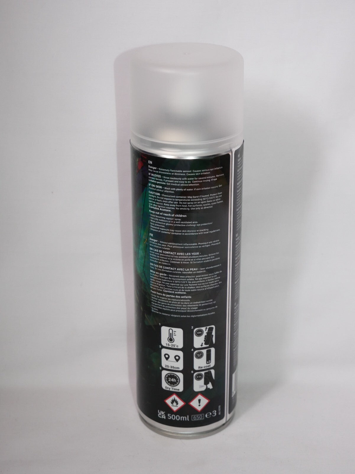 The Colour Forge Standard Grey Matt Finish Model Primer 500ml Aerosol Spray Can