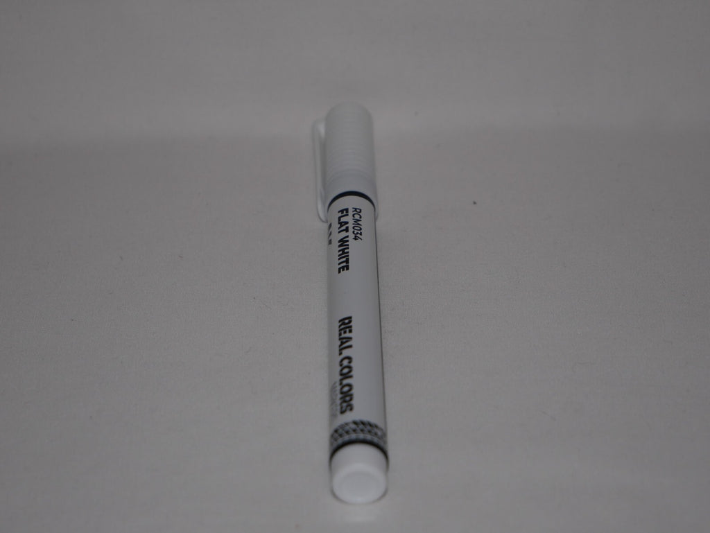 AK Interactive Real Colors Acrylic Fast Dry Paint Marker Pens Flat White RCM034