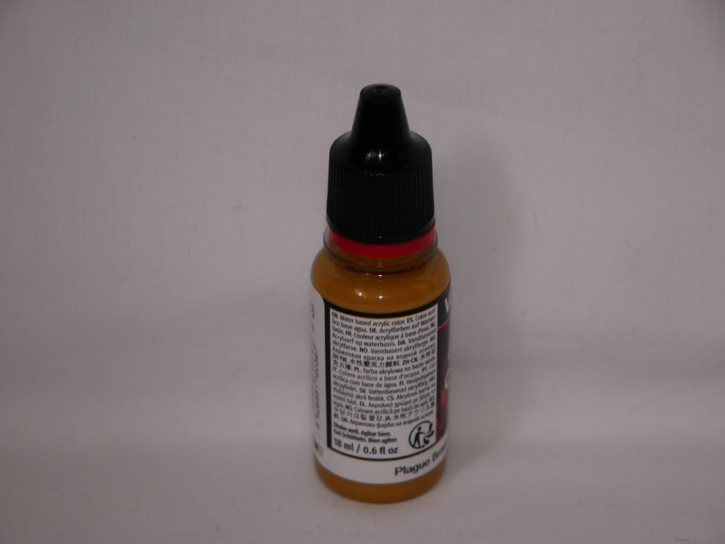 Vallejo Game Color Acrylics Plague Brown 18ml/0.6 fl oz Dropper Bottle - 72.039