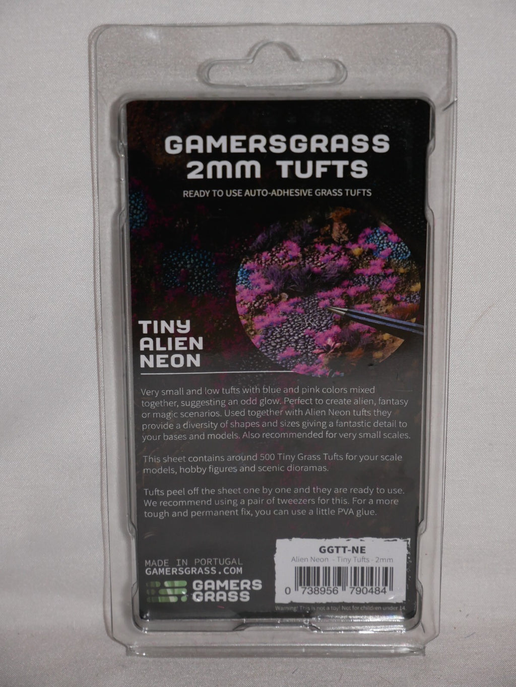 Gamers Grass Tiny Alien Neon 2mm Tufts For Wargaming Bases 500 Per Pack GGTT-NE
