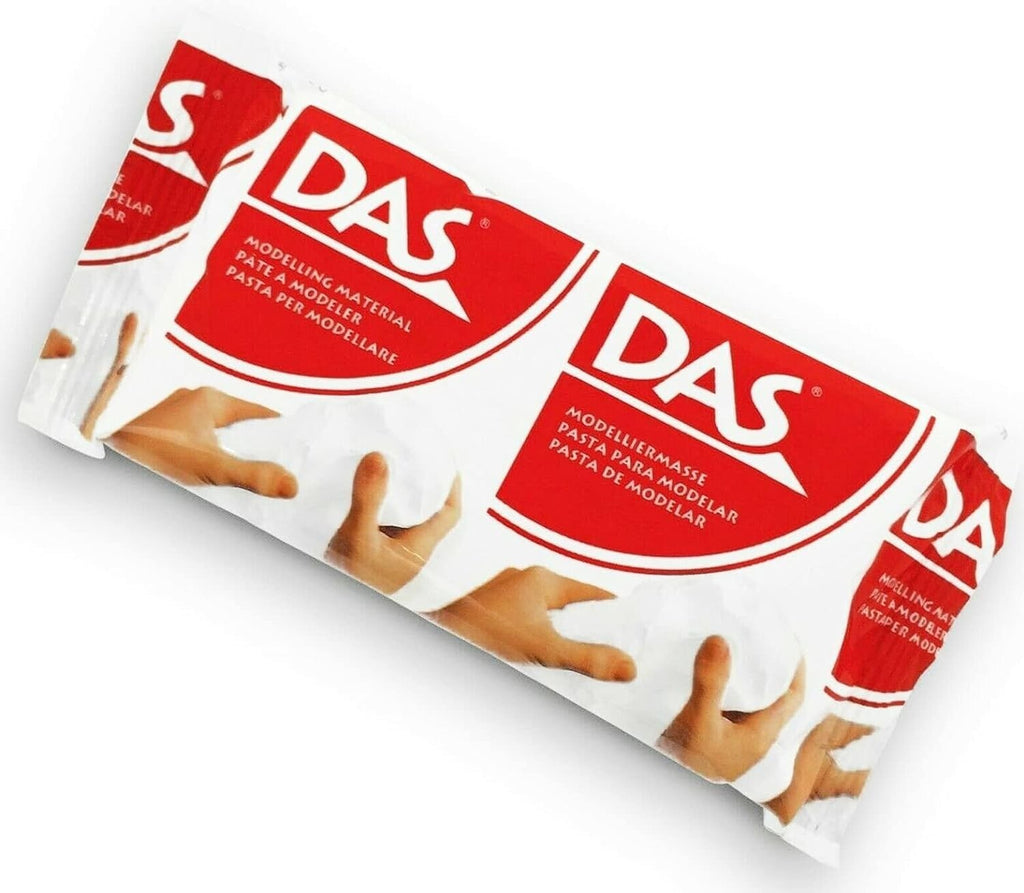 DAS Air Drying White Modelling Clay 150g Bar Pack For Modeling And Sculpting