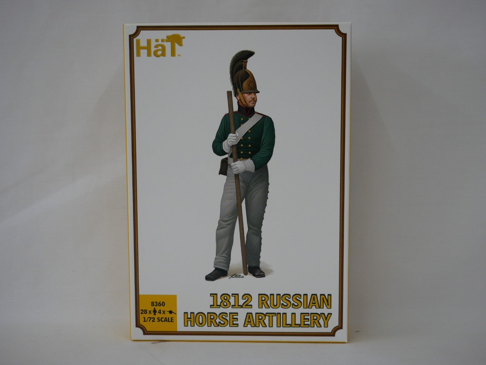 Hat Industrie 1:72 Scale1812 Napoleonic Russian Horse Artillery with 10lb (1/4 pud) Unicorn gun - 8360