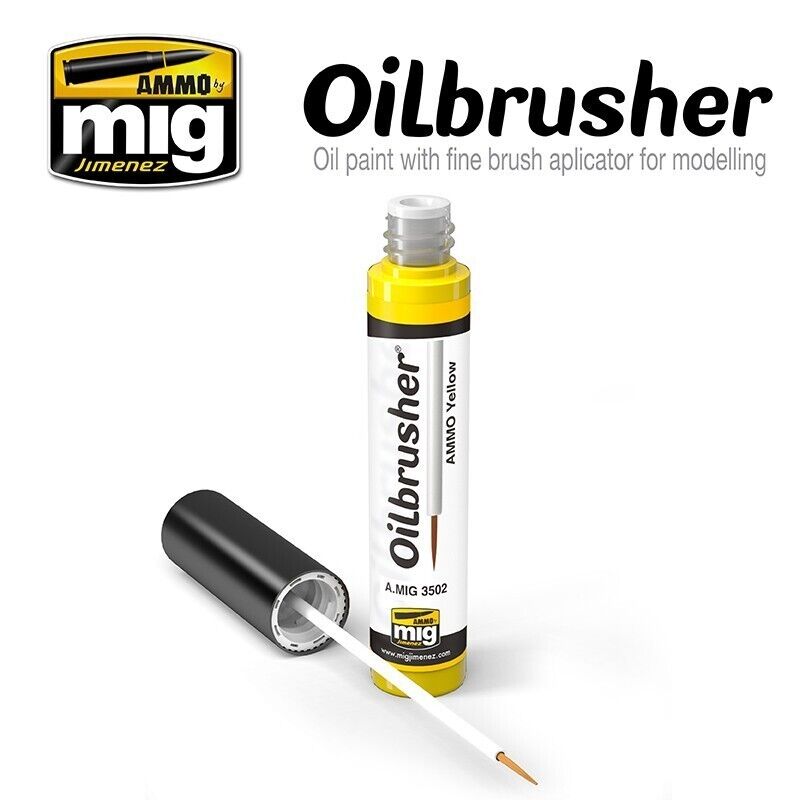 Ammo By Mig Jimenez Oilbrusher Range Rust With Fine Brush Applicator A.MIG-3510