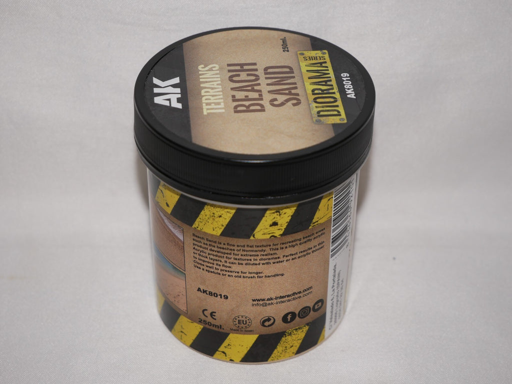 AK Interactive Diorama Terrains Beach Sand Acrylic 250ml Tub - AK8019