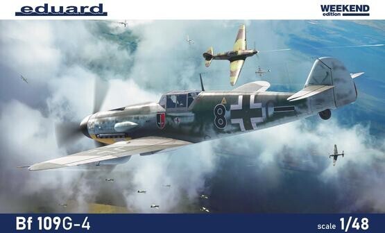 Eduard 1:48 Scale WWII Messerschmitt Bf 109G-4 Weekend Edition Model Kit - 84203