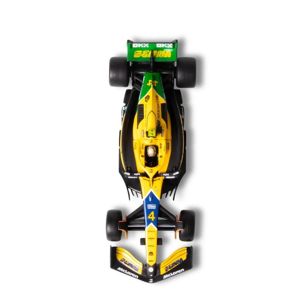 Burago 1:43 McLaren MCL38 Monaco Grand Prix 2024 No.4 Lando Norris - #18-38215NS