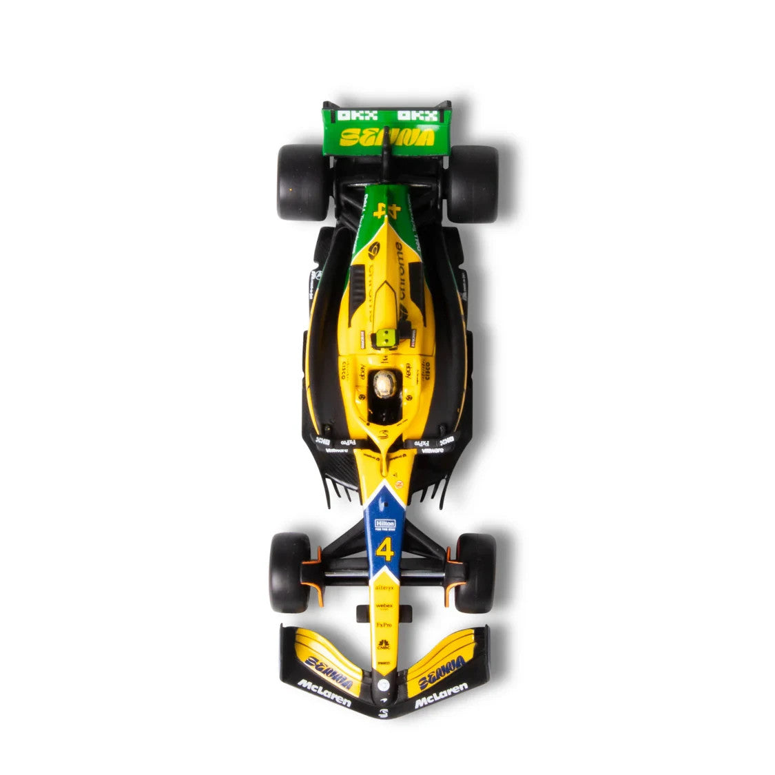 Burago 1:43 McLaren MCL38 Monaco Grand Prix 2024 No.4 Lando Norris - #18-38215NS