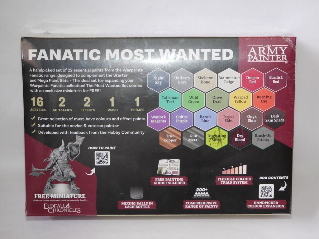 The Army Painter Warpaints Fanatic Most Wanted  Paint Set (22 Colours) - WP8071