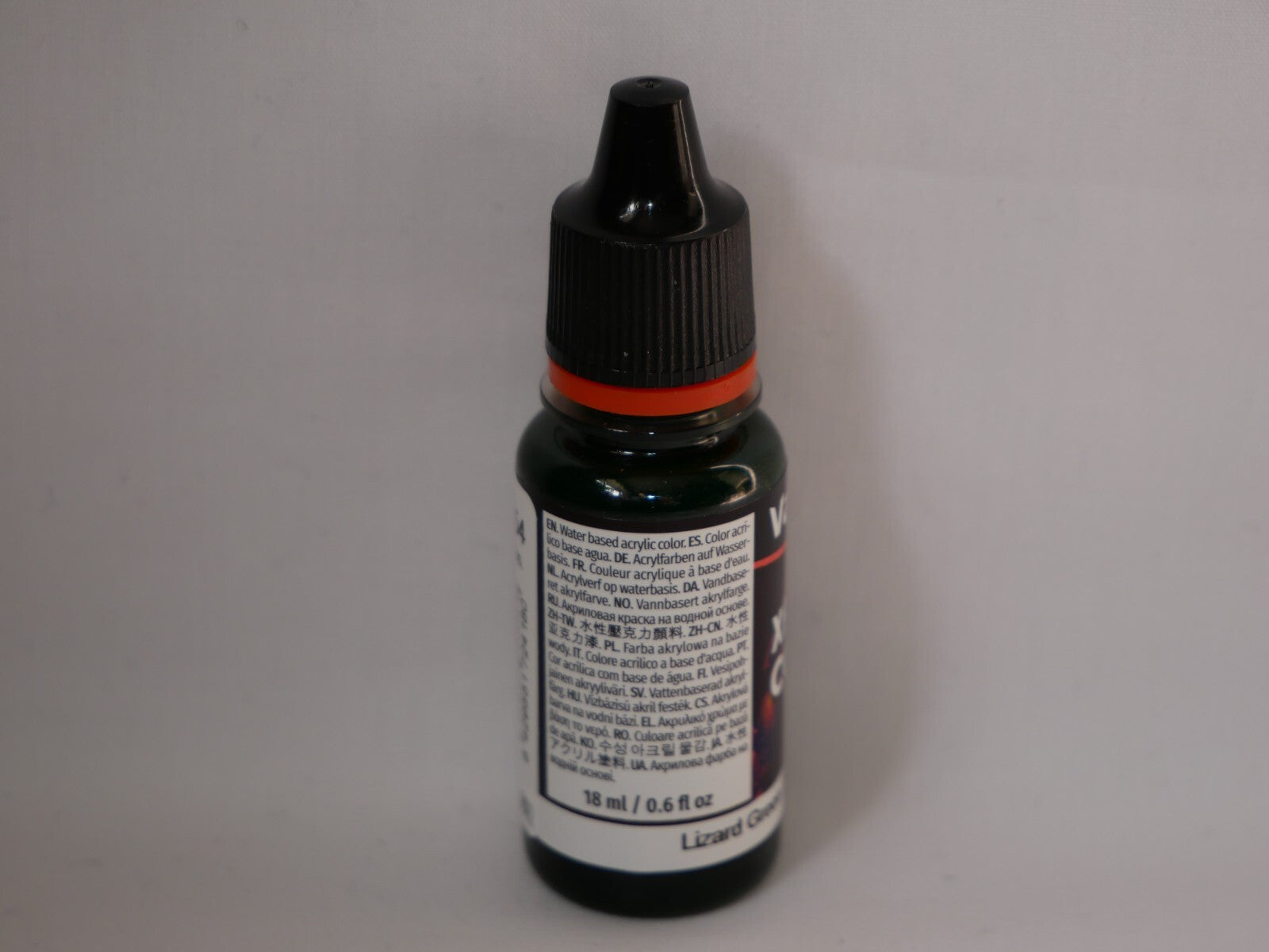 Vallejo Xpress Color Acrylics Lizard Green 18ml/0.6 fl oz Dropper Bottle 72.418