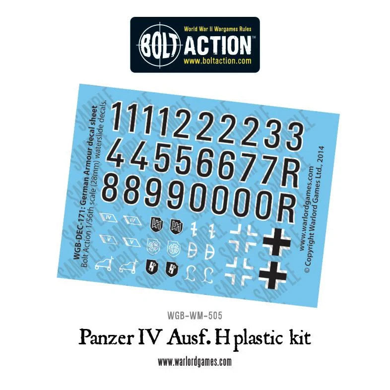 Warlord Games Bolt Action 1:56 WWII German Panzer IV Ausf. F1/G/H - (402012010)