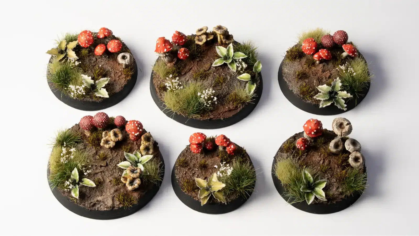 Gamers Grass Basing Bits Forest Mushrooms For Wargaming Miniature Bases GGBB-FM