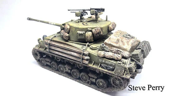 Rubicon Models 1:56 (28mm) Scale WWII US M4A3(76)W / M4A3E8 Sherman - 280042