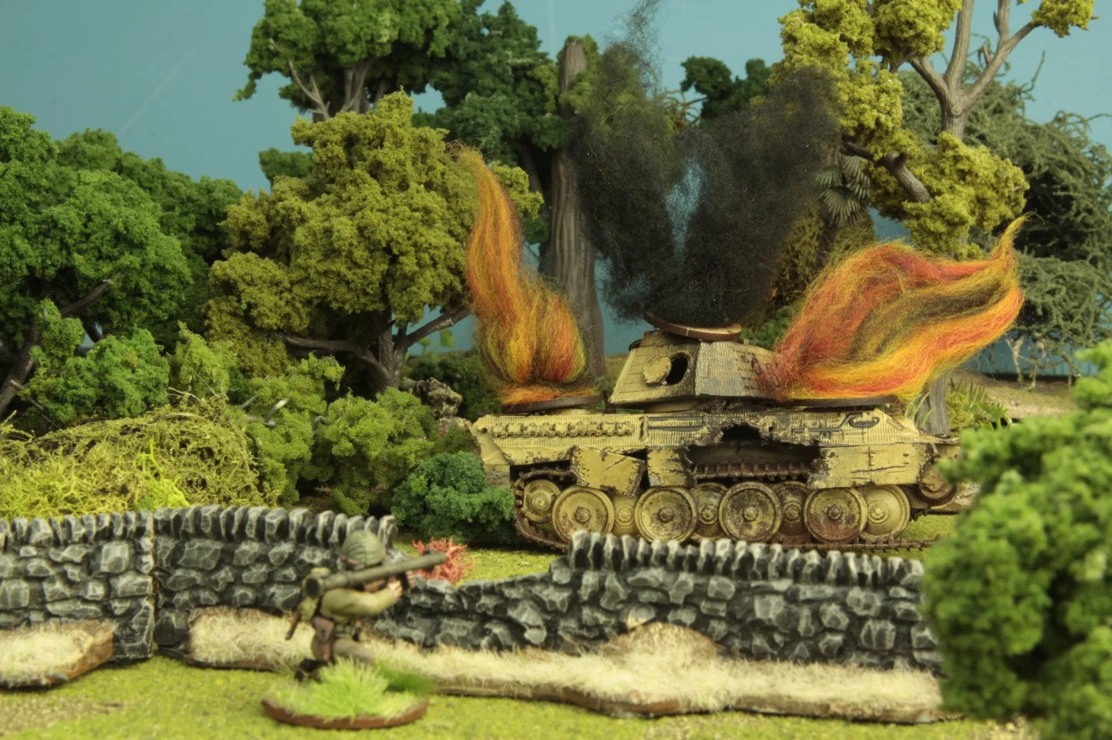 Warlord Games Bolt Action 1:56 Tabletop Wargaming Tank Damage Makers - WG-DAM-01