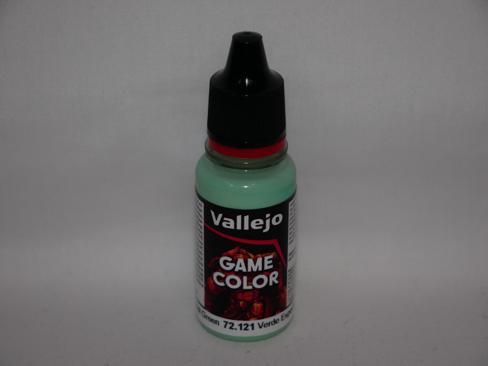 Vallejo Game Color Acrylics Ghost Green 18ml/0.6 fl oz Dropper Bottle - 72.121