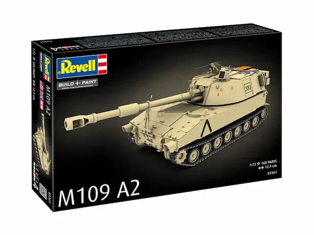 Revell 1:72 Scale M109 A2 Self Propelled Howitzer Model Kit Skill Level 4 03361