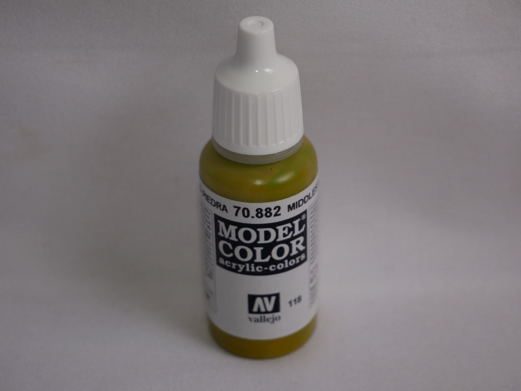 Vallejo Model Color Middle Stone Acrylic 17ml/0.57 fl oz Dropper Bottle - 70.882