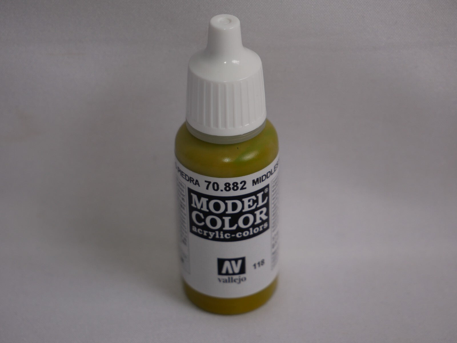 Vallejo Model Color Middle Stone Acrylic 17ml/0.57 fl oz Dropper Bottle - 70.882