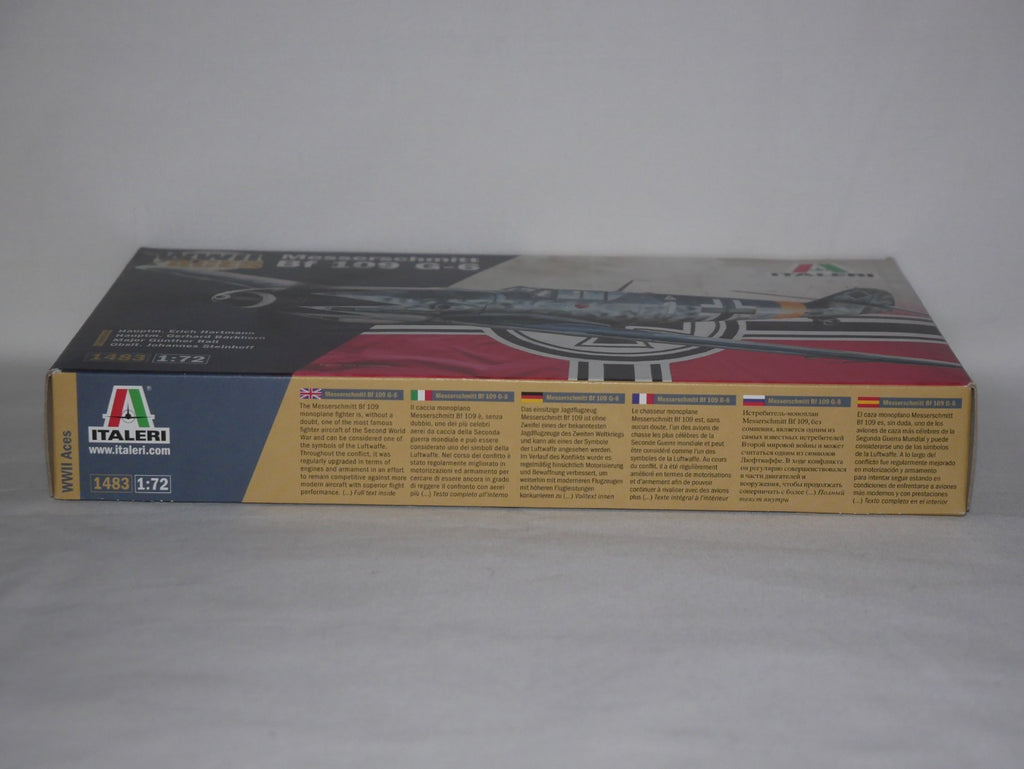 Italeri 1:72 Scale WWII Aces Messerschmitt Bf 109 G-6 Model Skill Level 2 - 1483