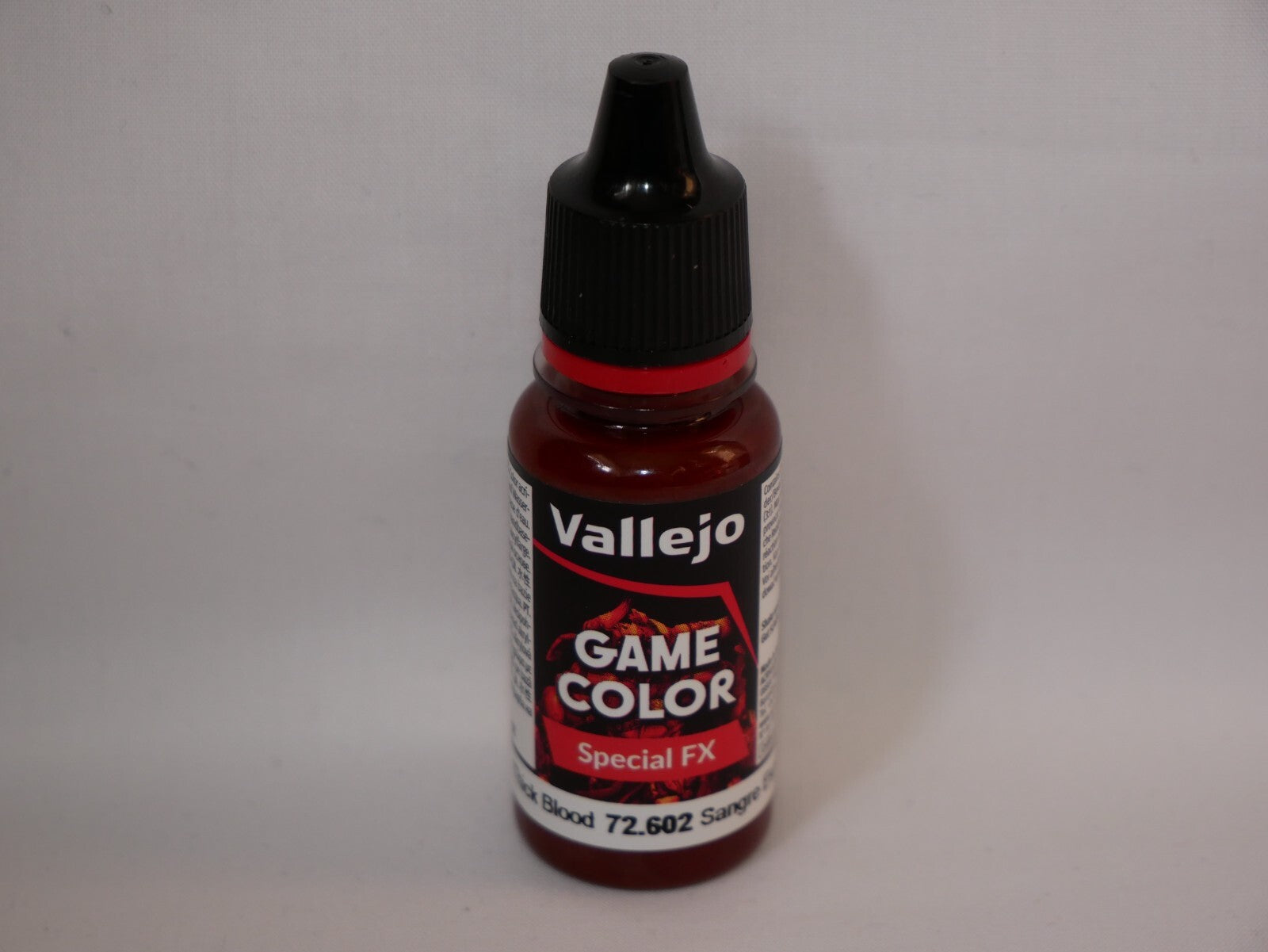 Vallejo Game Color Special FX Thick Blood 18ml/0.6 fl oz Dropper Bottle - 72.602